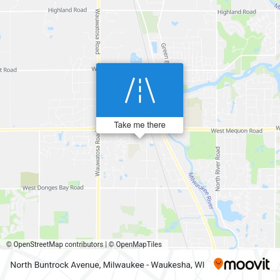 North Buntrock Avenue map