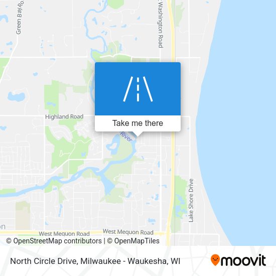 North Circle Drive map