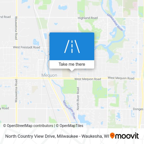 North Country View Drive map