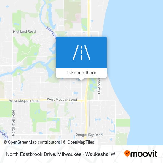 North Eastbrook Drive map