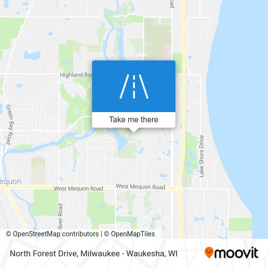 Mapa de North Forest Drive
