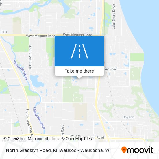 North Grasslyn Road map