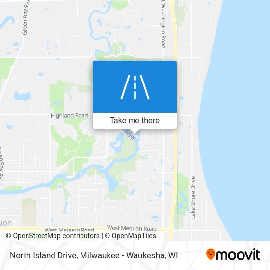 Mapa de North Island Drive