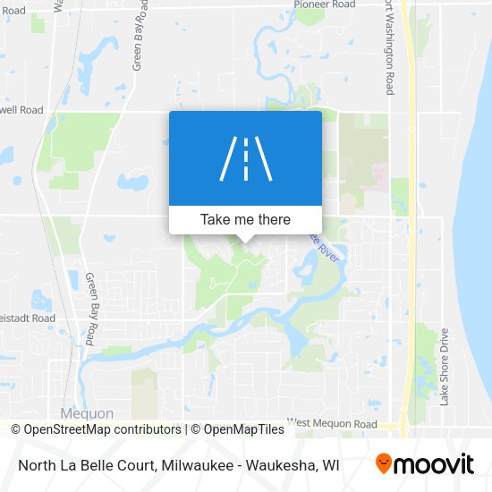 North La Belle Court map
