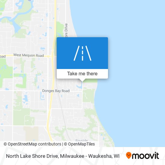 North Lake Shore Drive map