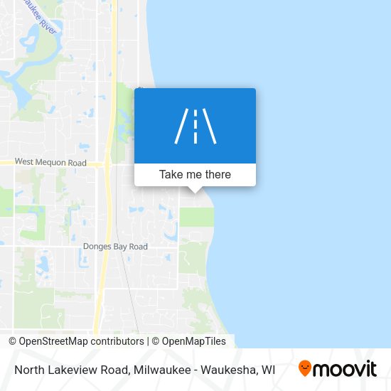 North Lakeview Road map