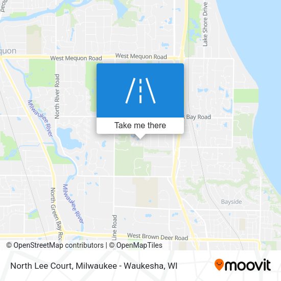 North Lee Court map