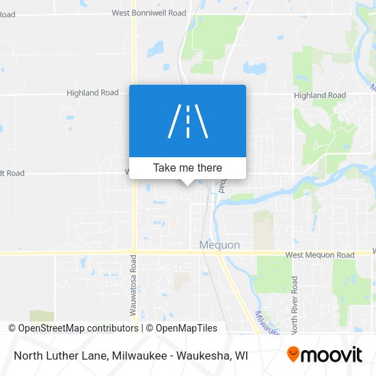 Mapa de North Luther Lane