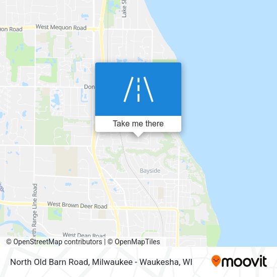 North Old Barn Road map