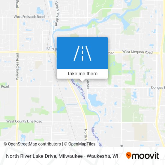 North River Lake Drive map