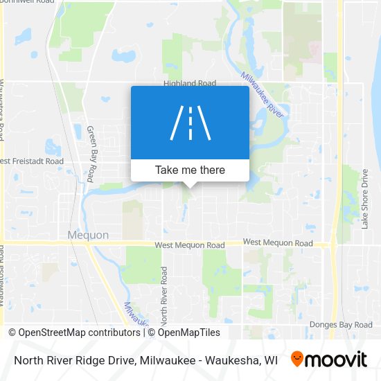 North River Ridge Drive map