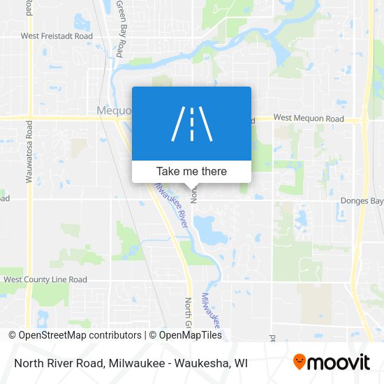 North River Road map