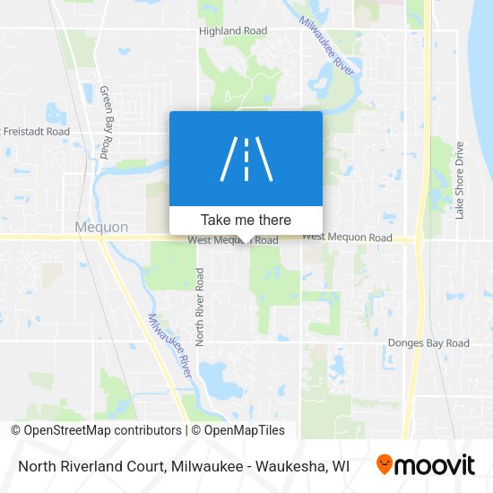 Mapa de North Riverland Court