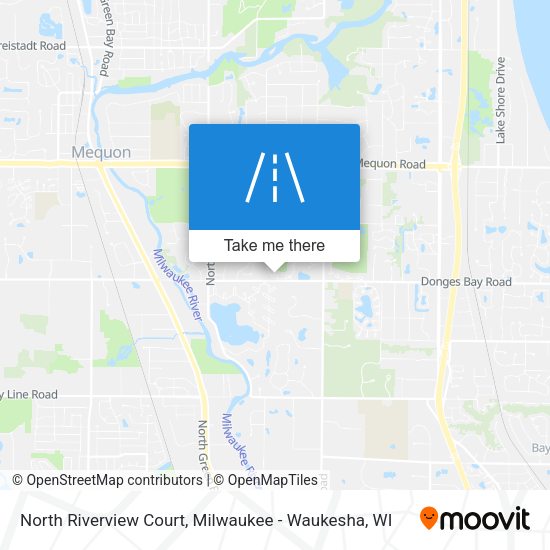 North Riverview Court map