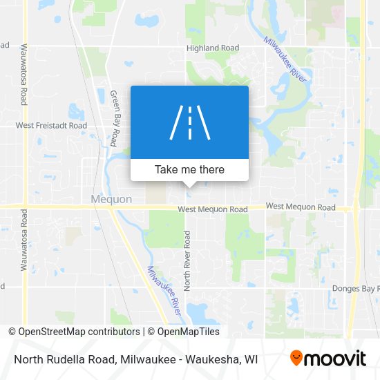 North Rudella Road map