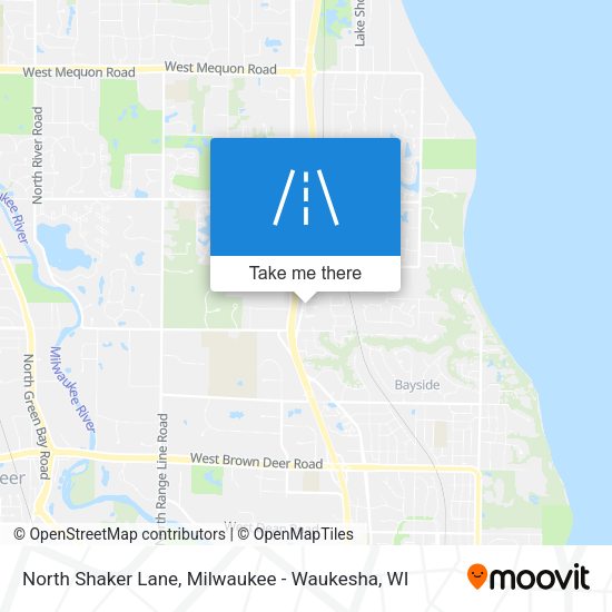 Mapa de North Shaker Lane