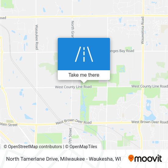 Mapa de North Tamerlane Drive