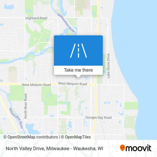 Mapa de North Valley Drive