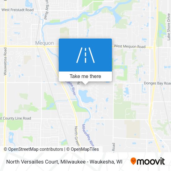 North Versailles Court map