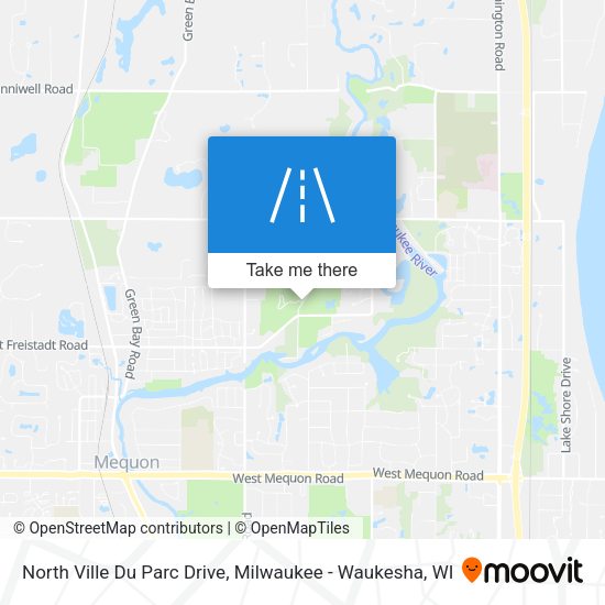 Mapa de North Ville Du Parc Drive
