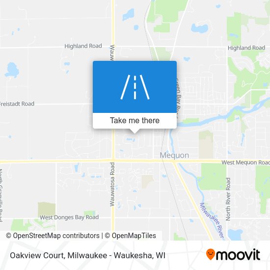 Mapa de Oakview Court