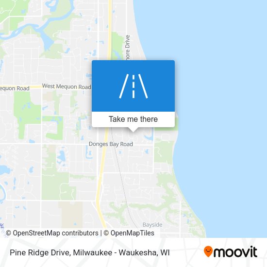 Mapa de Pine Ridge Drive