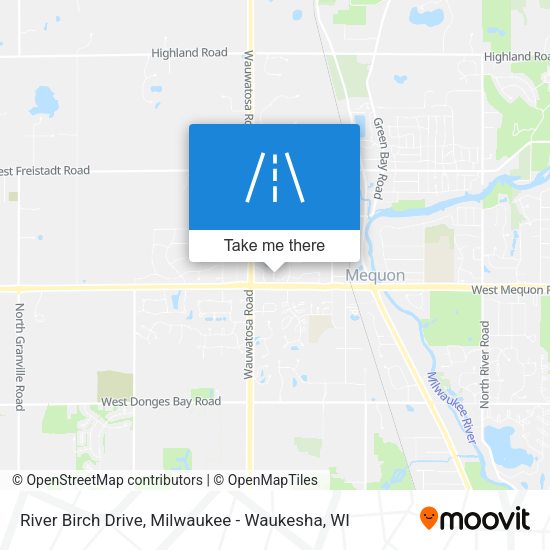 River Birch Drive map