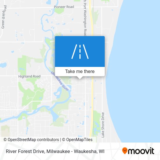 River Forest Drive map