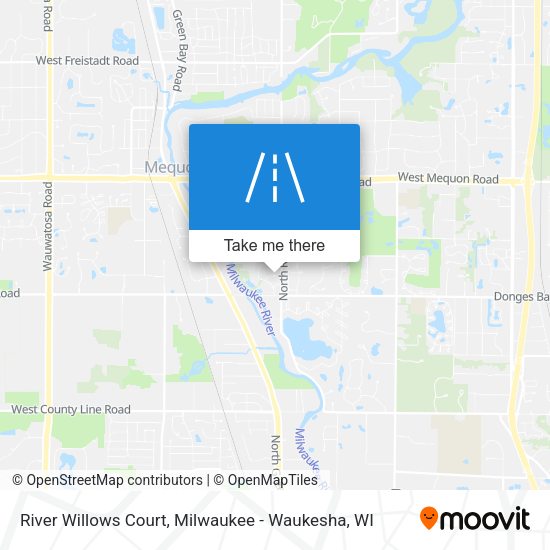 River Willows Court map