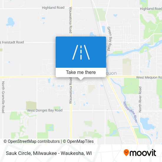Sauk Circle map