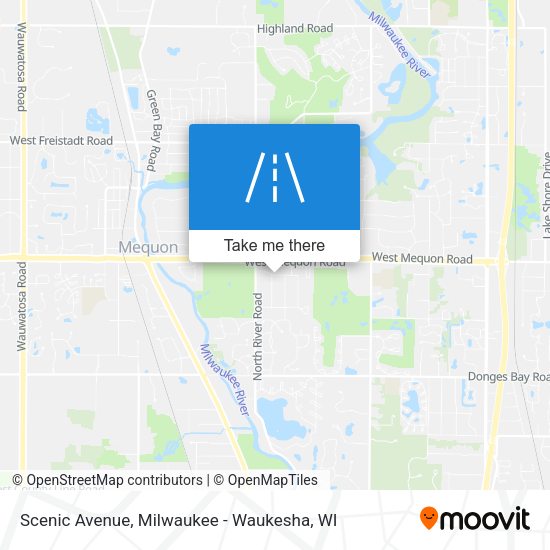 Scenic Avenue map