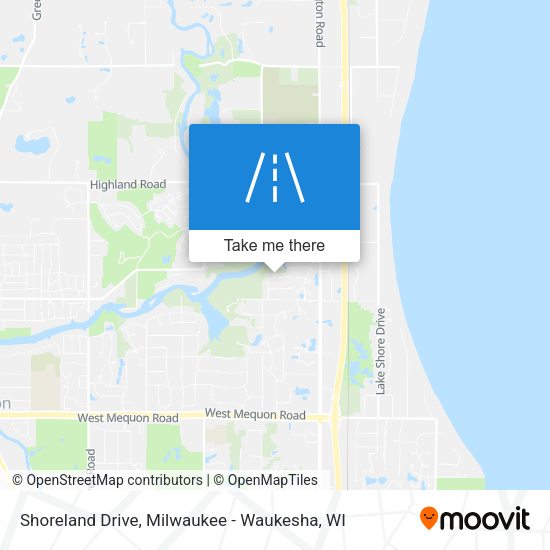 Shoreland Drive map