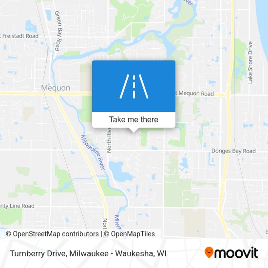 Turnberry Drive map