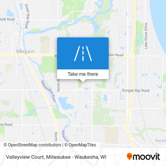 Mapa de Valleyview Court