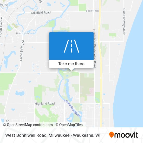 Mapa de West Bonniwell Road