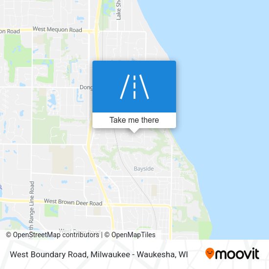 Mapa de West Boundary Road