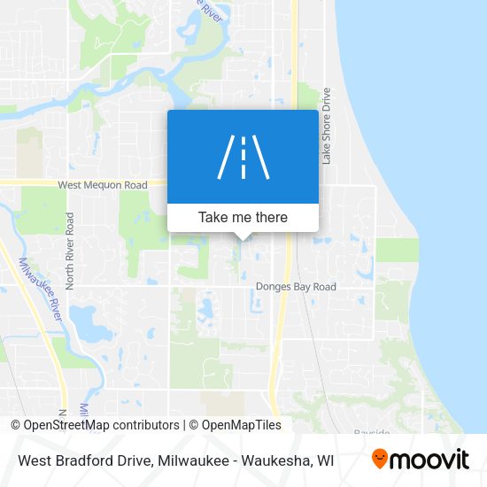 Mapa de West Bradford Drive