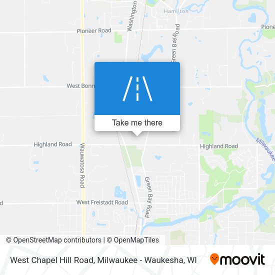 West Chapel Hill Road map