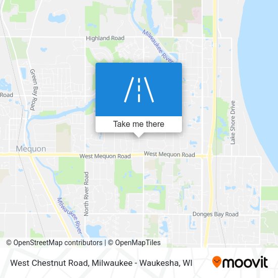 West Chestnut Road map