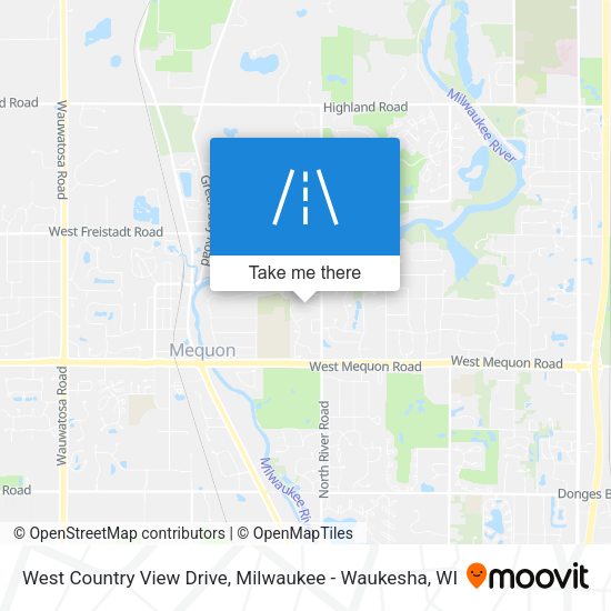 Mapa de West Country View Drive