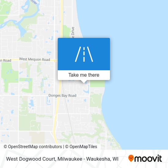Mapa de West Dogwood Court