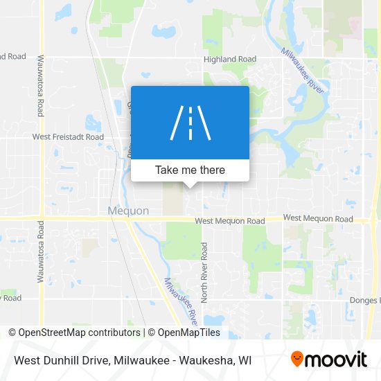 Mapa de West Dunhill Drive