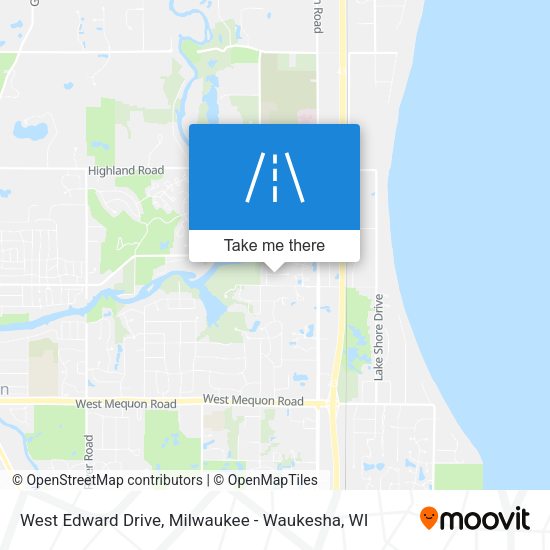 West Edward Drive map