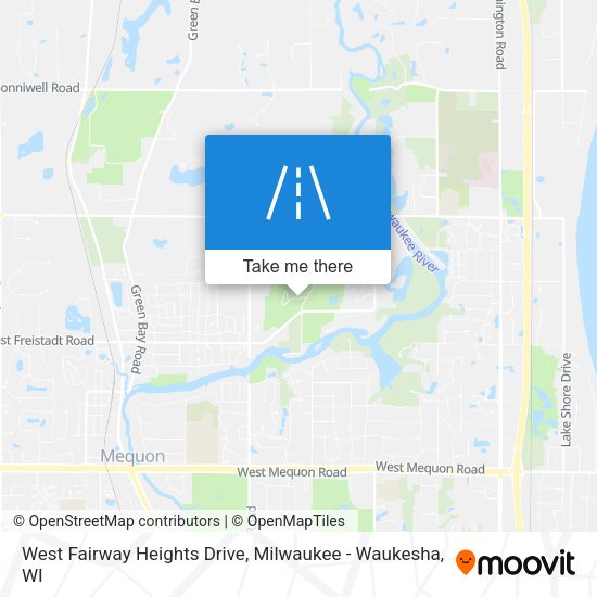 West Fairway Heights Drive map