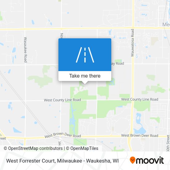Mapa de West Forrester Court