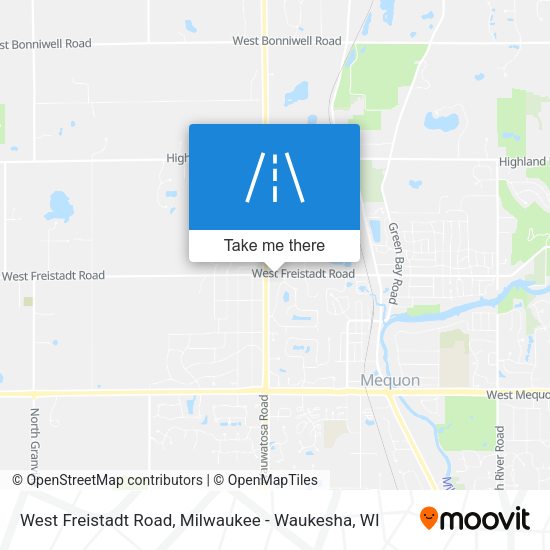 Mapa de West Freistadt Road