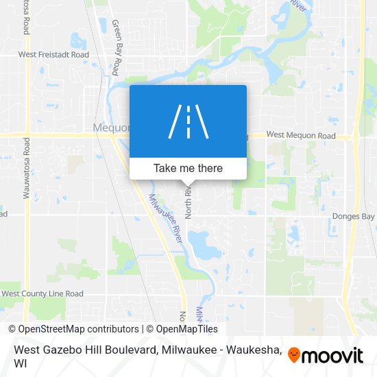 West Gazebo Hill Boulevard map