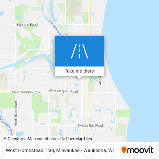 West Homestead Trail map