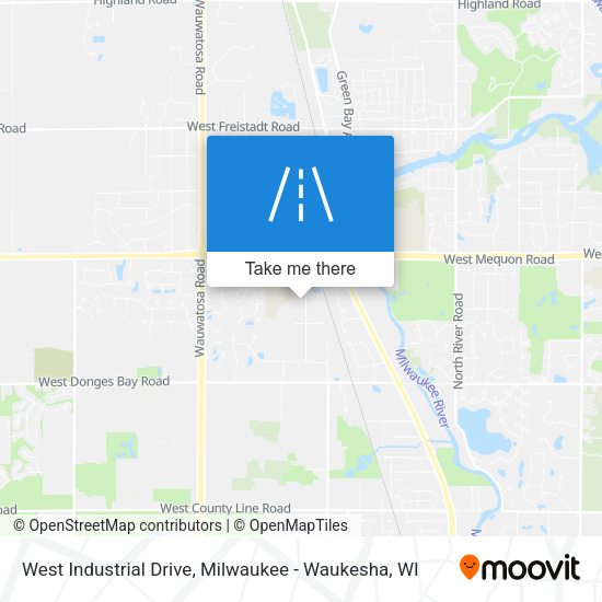 West Industrial Drive map