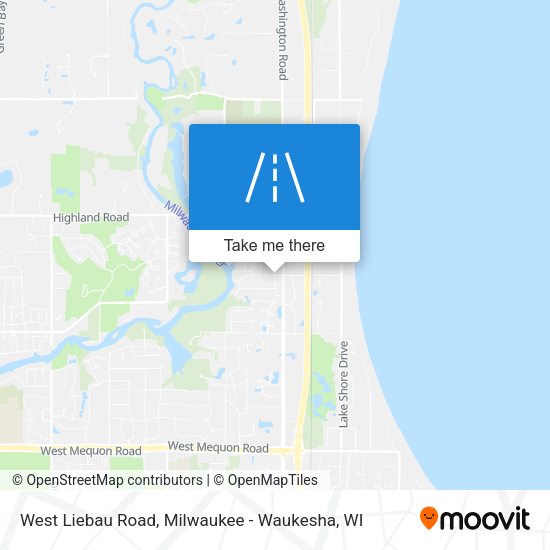 Mapa de West Liebau Road